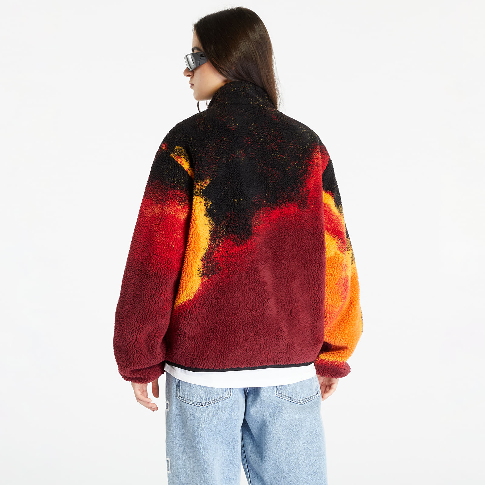 Geci Stüssy Sherpa Reversible Jacket UNISEX Lava
