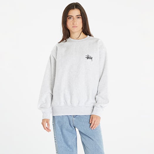 Stussy basic crew sweatshirt best sale