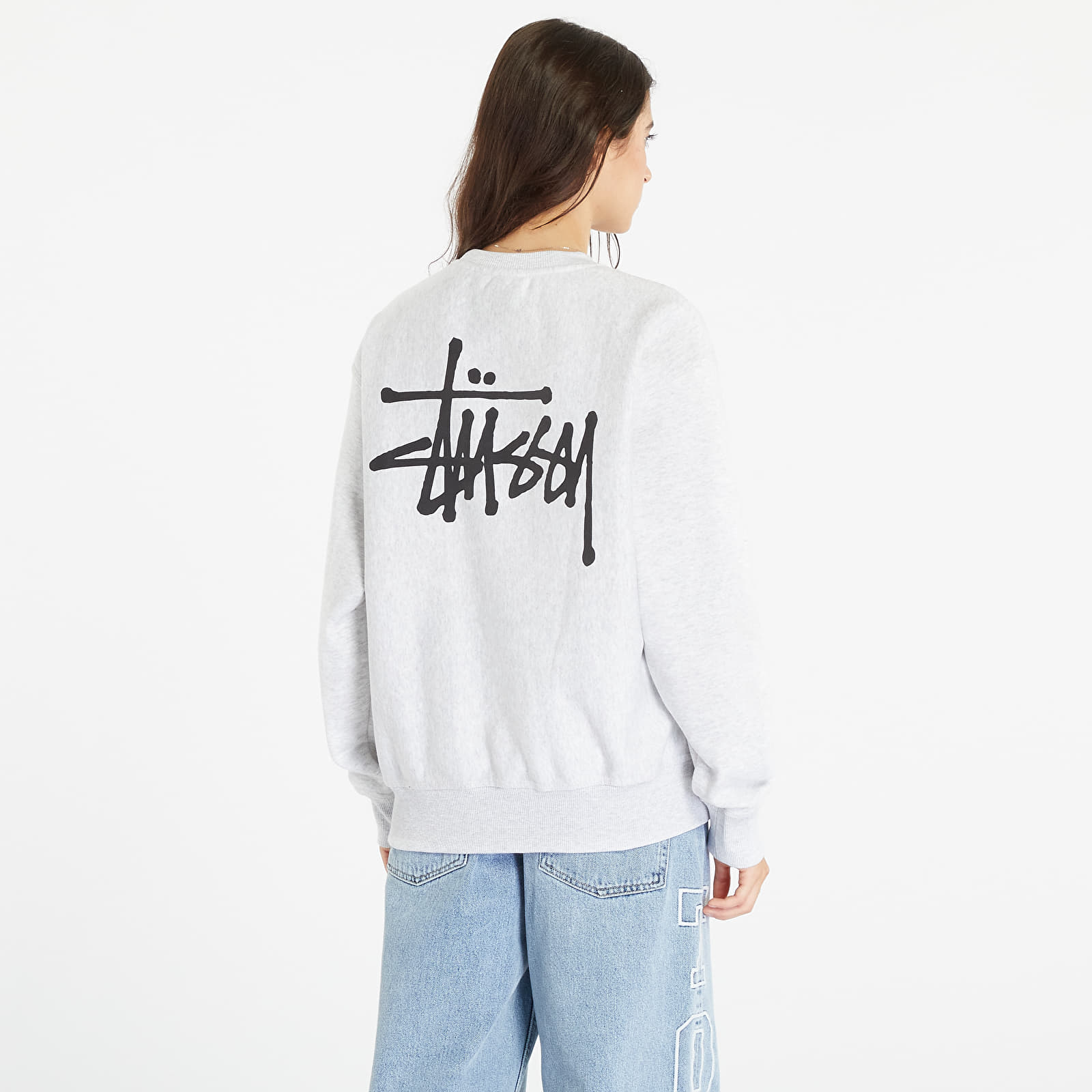 Hoodies and sweatshirts Stüssy Basic Stussy Crewneck UNISEX Ash Heather |  Footshop