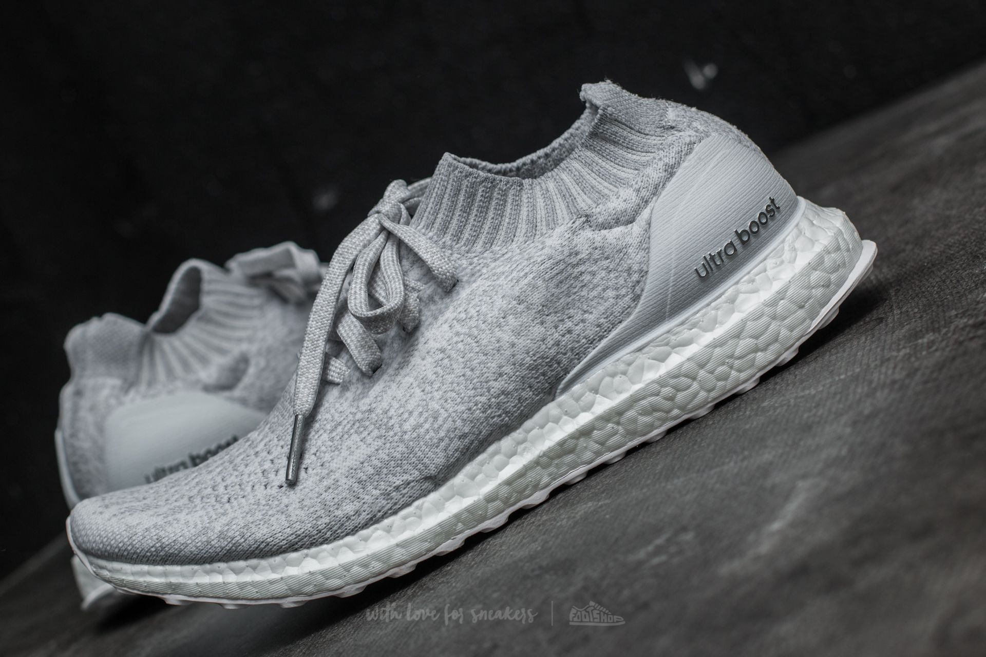 Ultra boost uncaged white on feet outlet