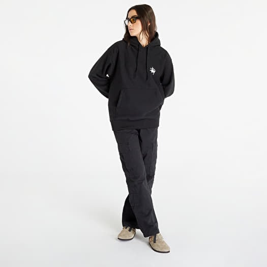 Bluzy Stüssy Basic Stussy Hoodie UNISEX Black | Footshop