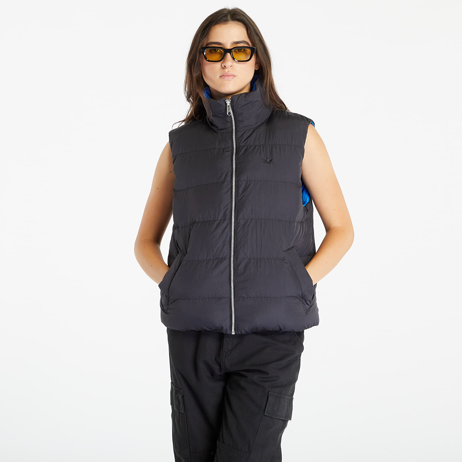 Vests adidas Originals Rever Vegan Vest Black/ Royal Blue
