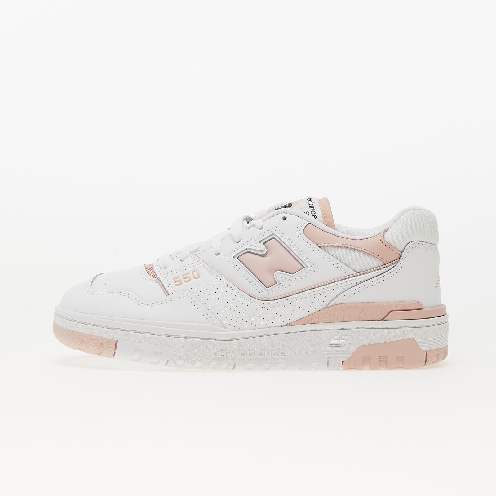 New balance shop white pink