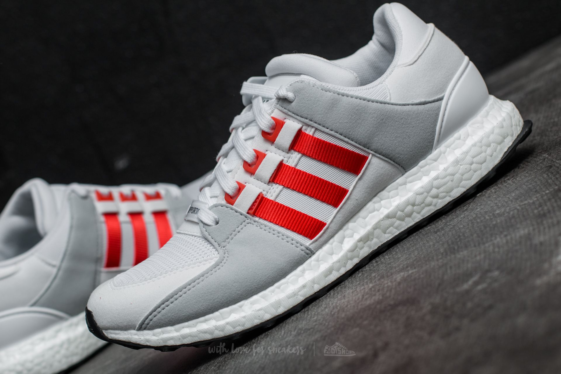 Vīriešu apavi adidas EQT Support Ultra Ftw White/ Bold Orange/ Clear Grey
