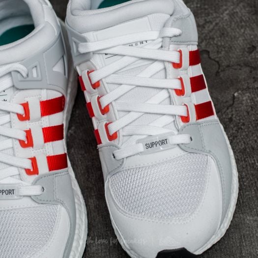 adidas EQT Support Ultra Ftw White Bold Orange Clear Grey Footshop