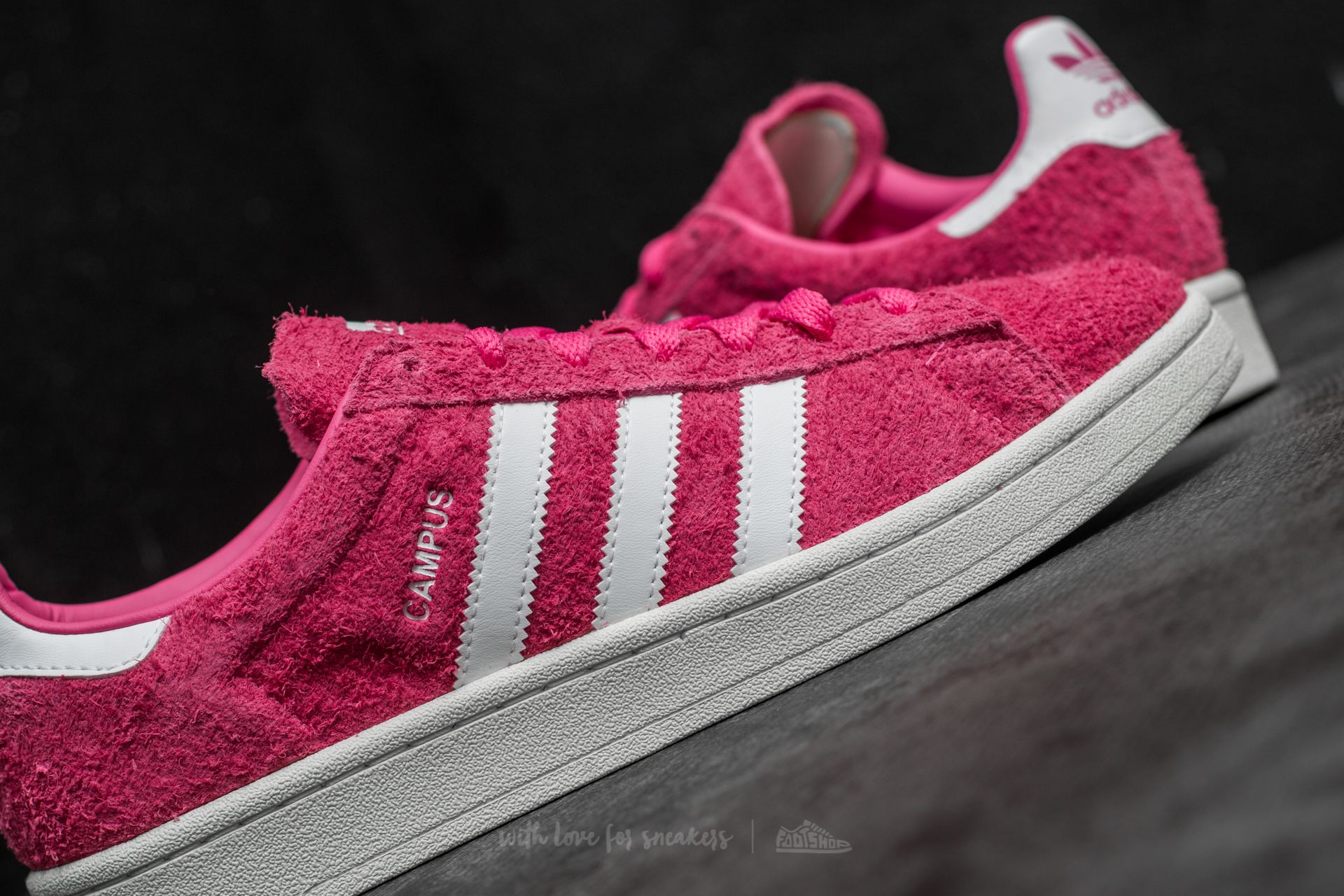 Adidas campus top semi solar pink