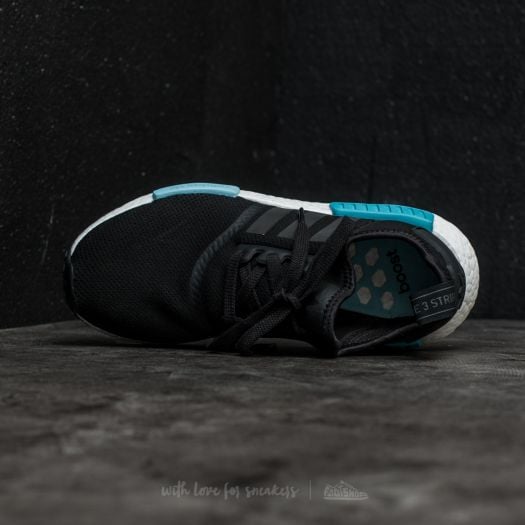 Adidas nmd r1 on sale black icey blue