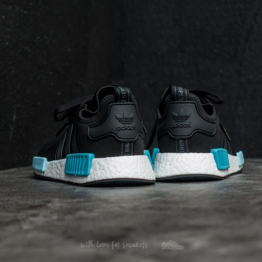Adidas nmd r1 deals core black ice blue