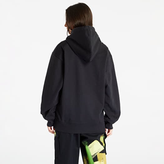 パーカー・フーディ Y-3 Graphic-Print Black Cotton Hoodie With Drawstring Hood Y-3 Graphic Hoodie | Black | FARFETCH