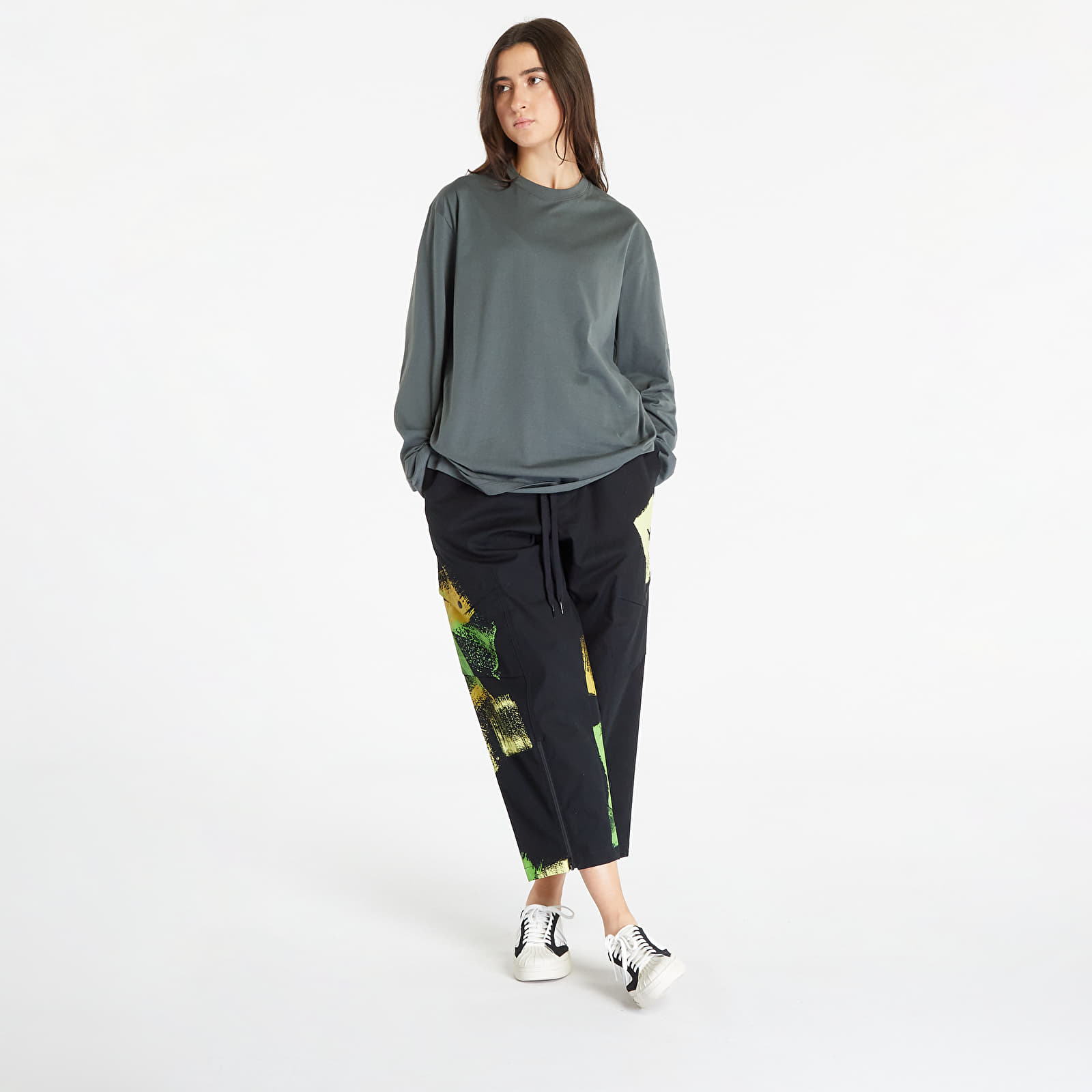 Tricouri  Y-3 Long Sleeve Tee UNISEX Utility Ivy