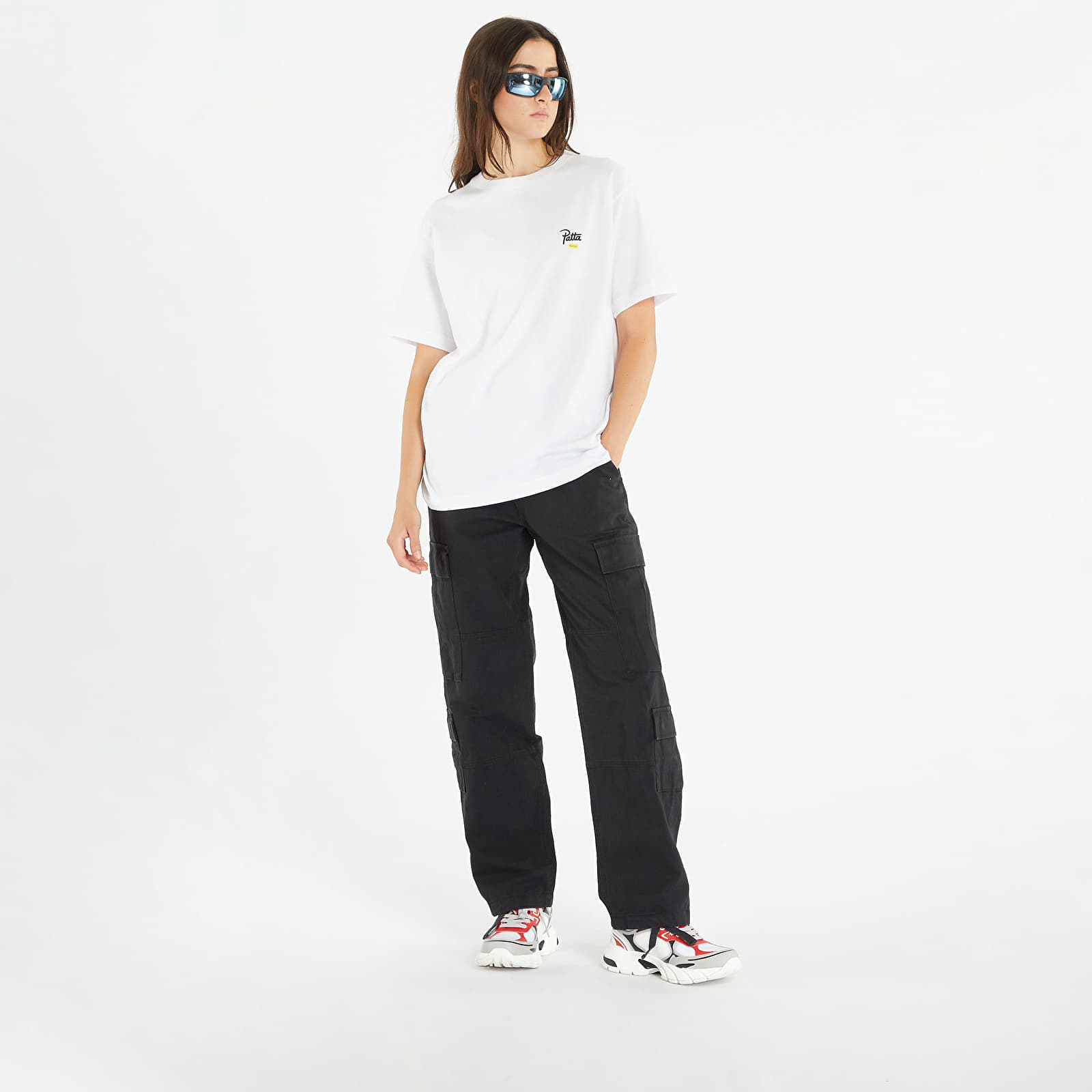 Majice T-shirt Patta Prague City Short Sleeve T-Shirt UNISEX White