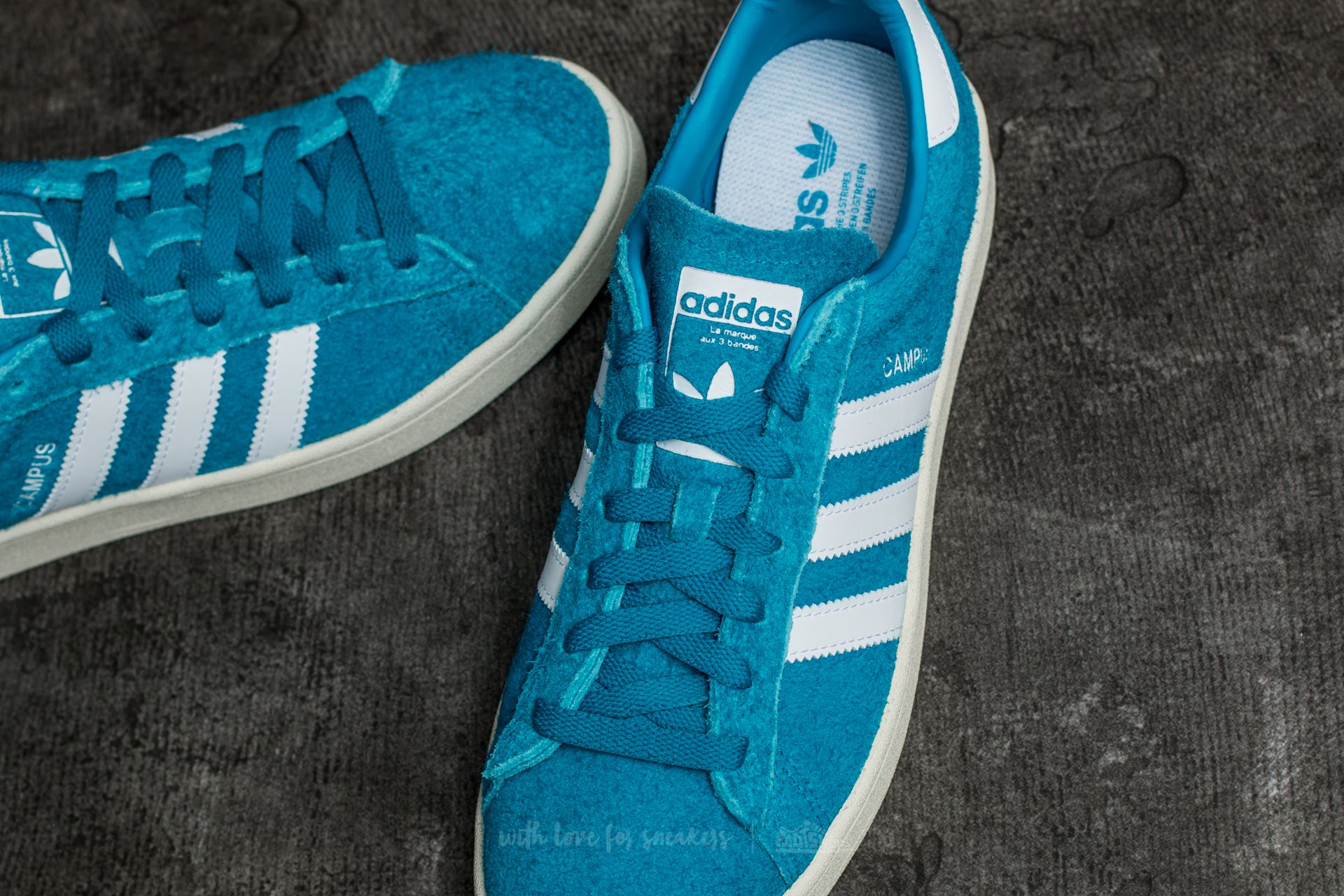 Men s shoes adidas Campus Bold Aqua Ftw White Cream White Footshop
