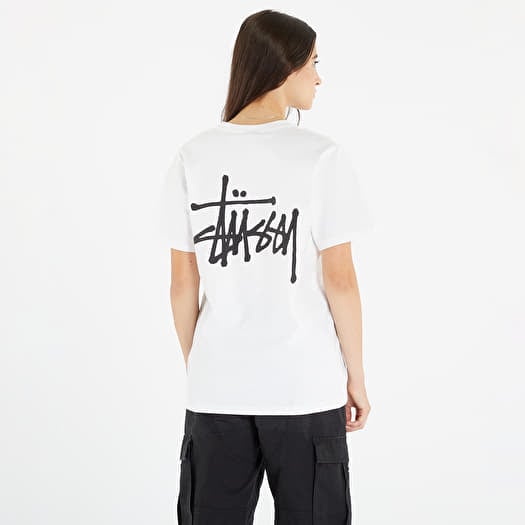 T shirts St ssy Basic Stussy Tee UNISEX White Footshop