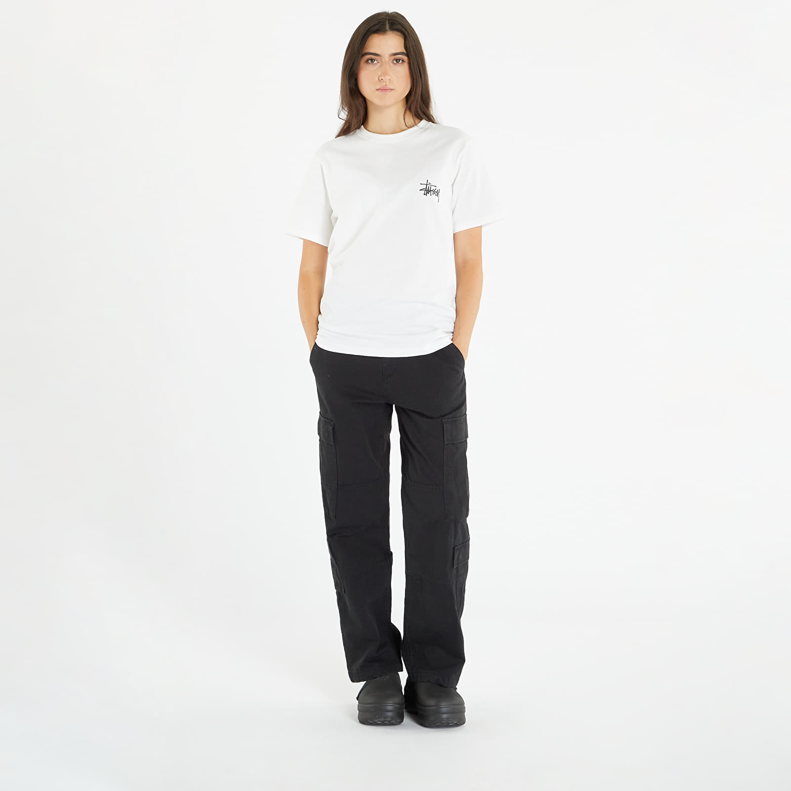 Magliette Stüssy Basic Stussy Tee UNISEX White