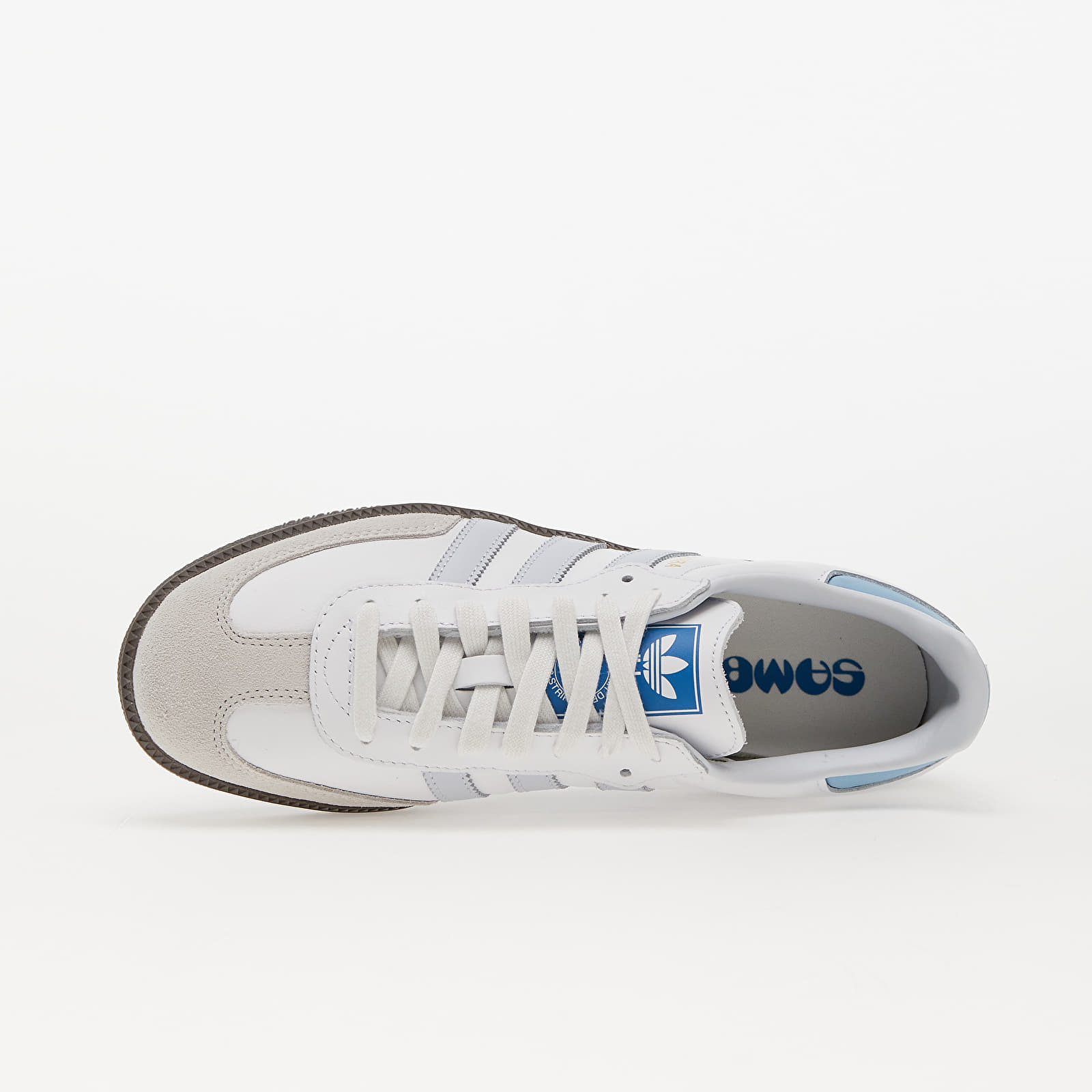 Buty męskie adidas Samba Og Core White/ Halo Blue/ Gum5