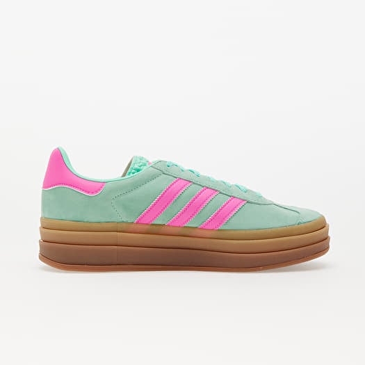 Chaussures et baskets femme adidas Gazelle Bold W Pulse Mint Screaming Pink Gum M2 Footshop