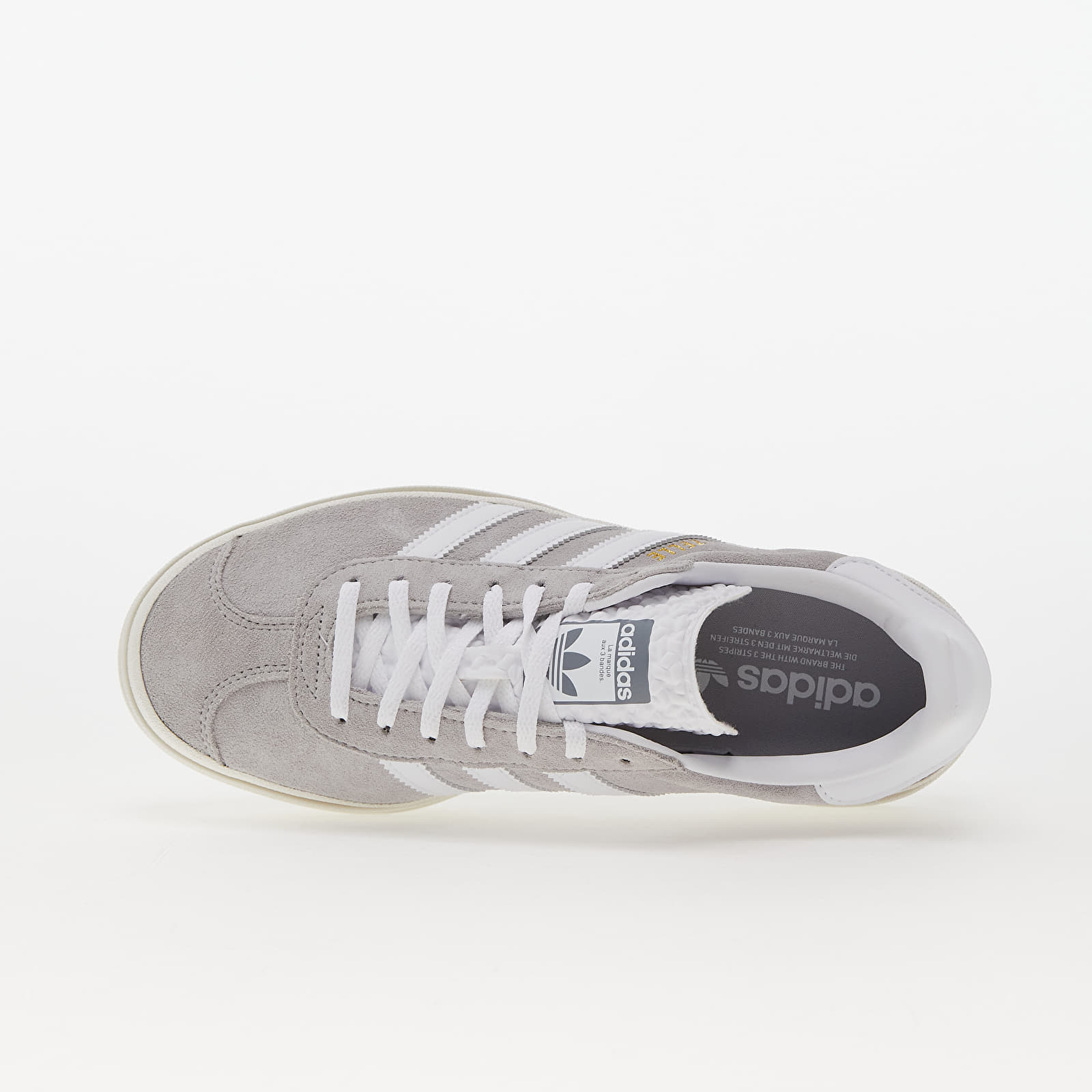 Încălțăminte și sneakerși pentru femei adidas Gazelle Bold W Grey Two/ Ftw White/ Core White