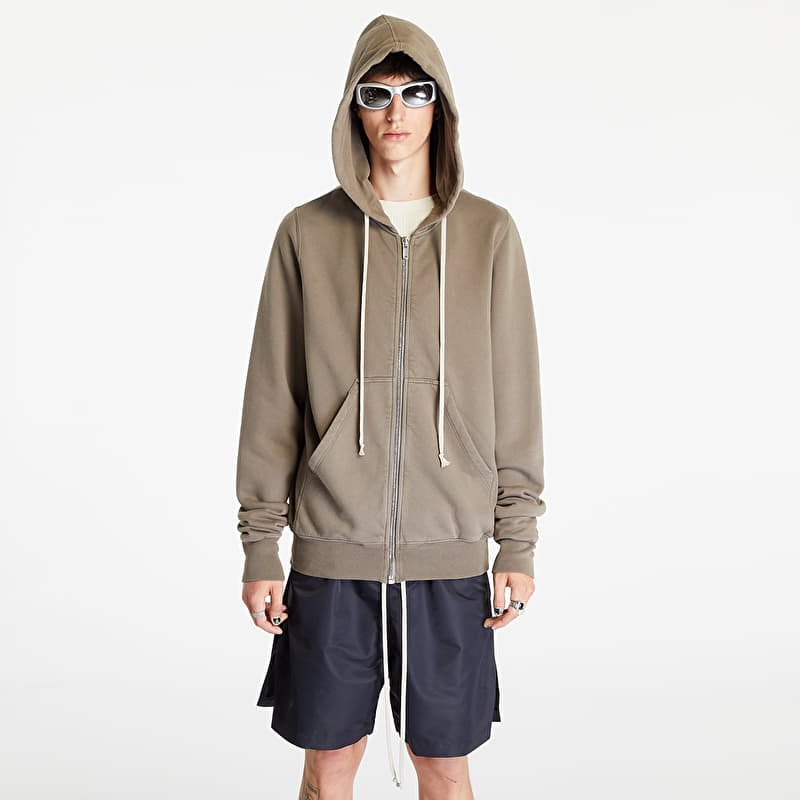 Rick Owens Jason S Full-Zip Hoodie Dust/ Pearl | Footshop