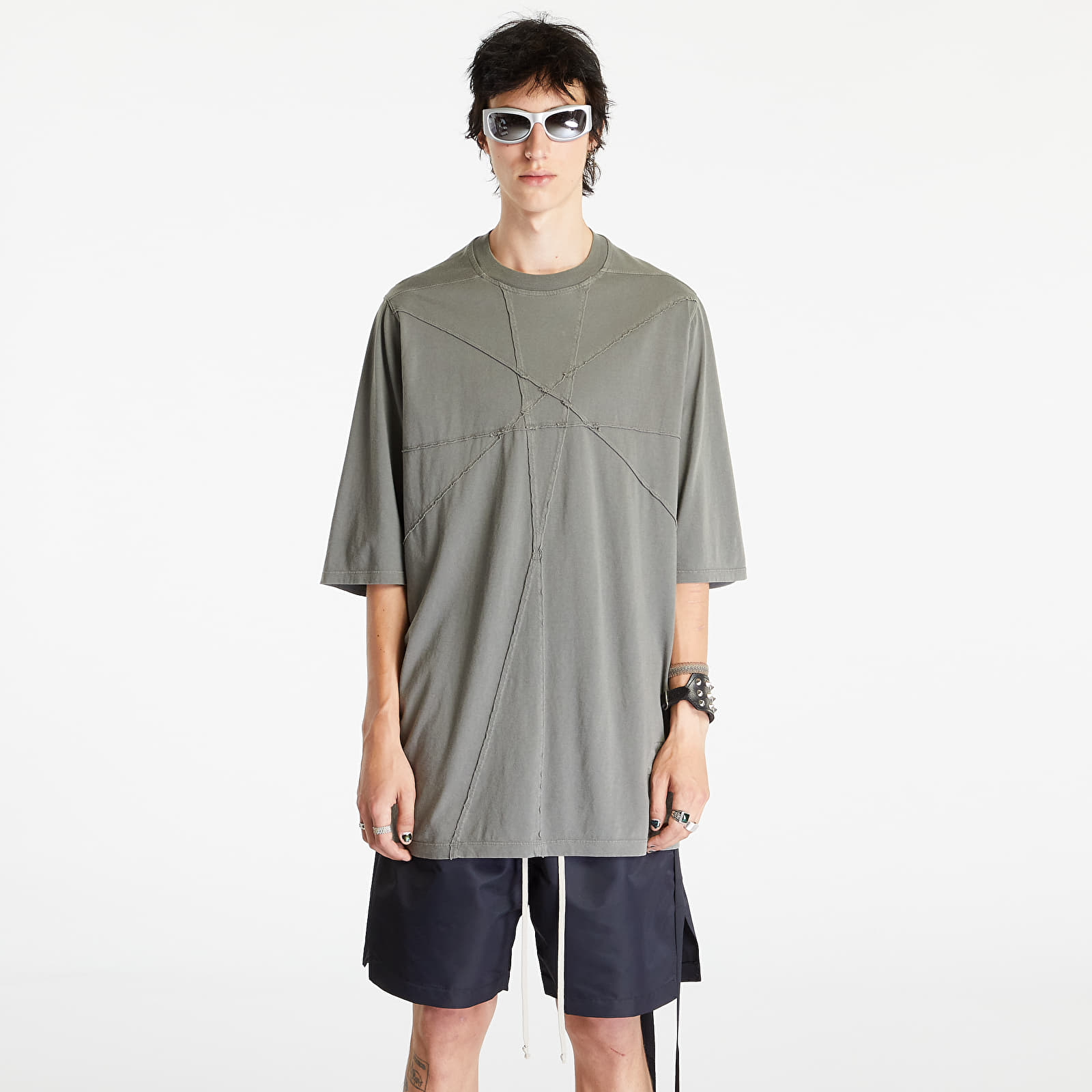 Pólók Rick Owens Jumbo Short Sleeve Tee Hustler Blue