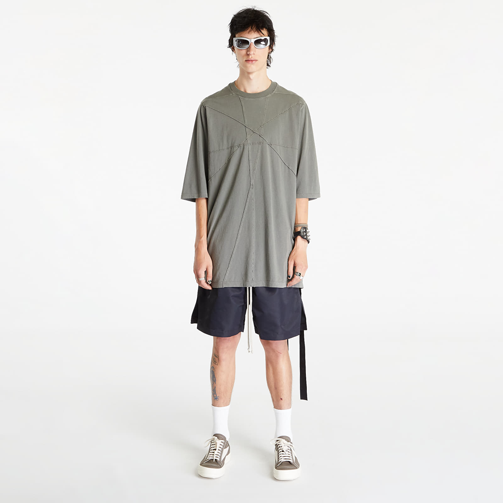 Pólók Rick Owens Jumbo Short Sleeve Tee Hustler Blue