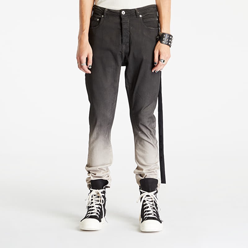 メンズ remake black&white skinny denim rick好