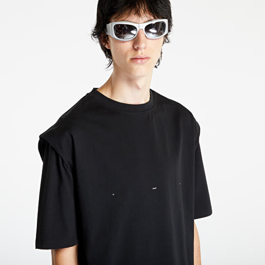 T-shirts HELIOT EMIL Outline Logo T-Shirt Black | Footshop