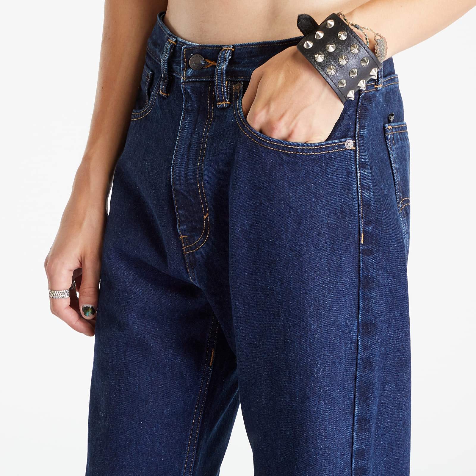 Bukser og jeans Levi's® Skate Baggy 5 Pocket Dark Indigo - Worn In