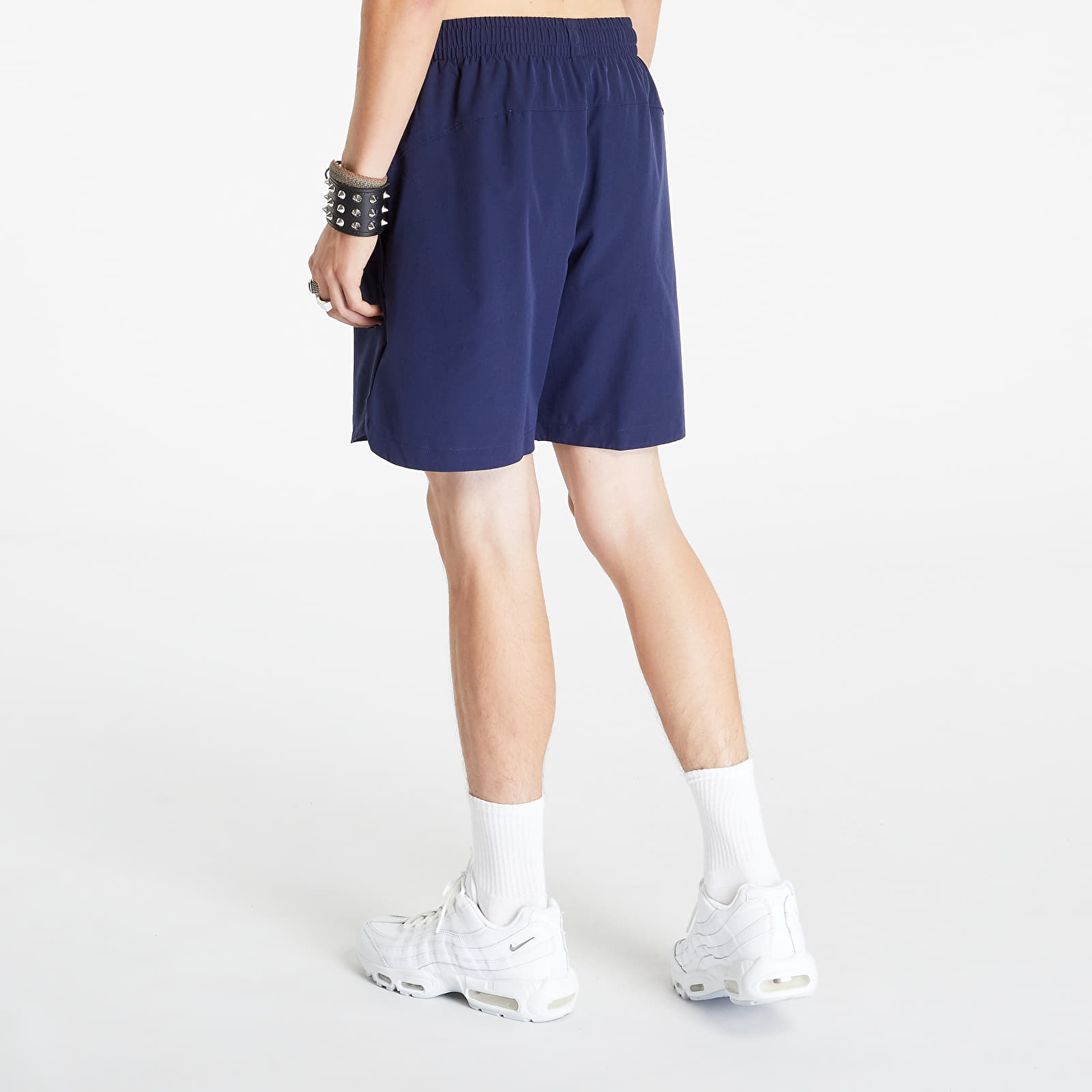 Kurzhosen Under Armour Project Rock Woven Shorts Midnight Navy/ White