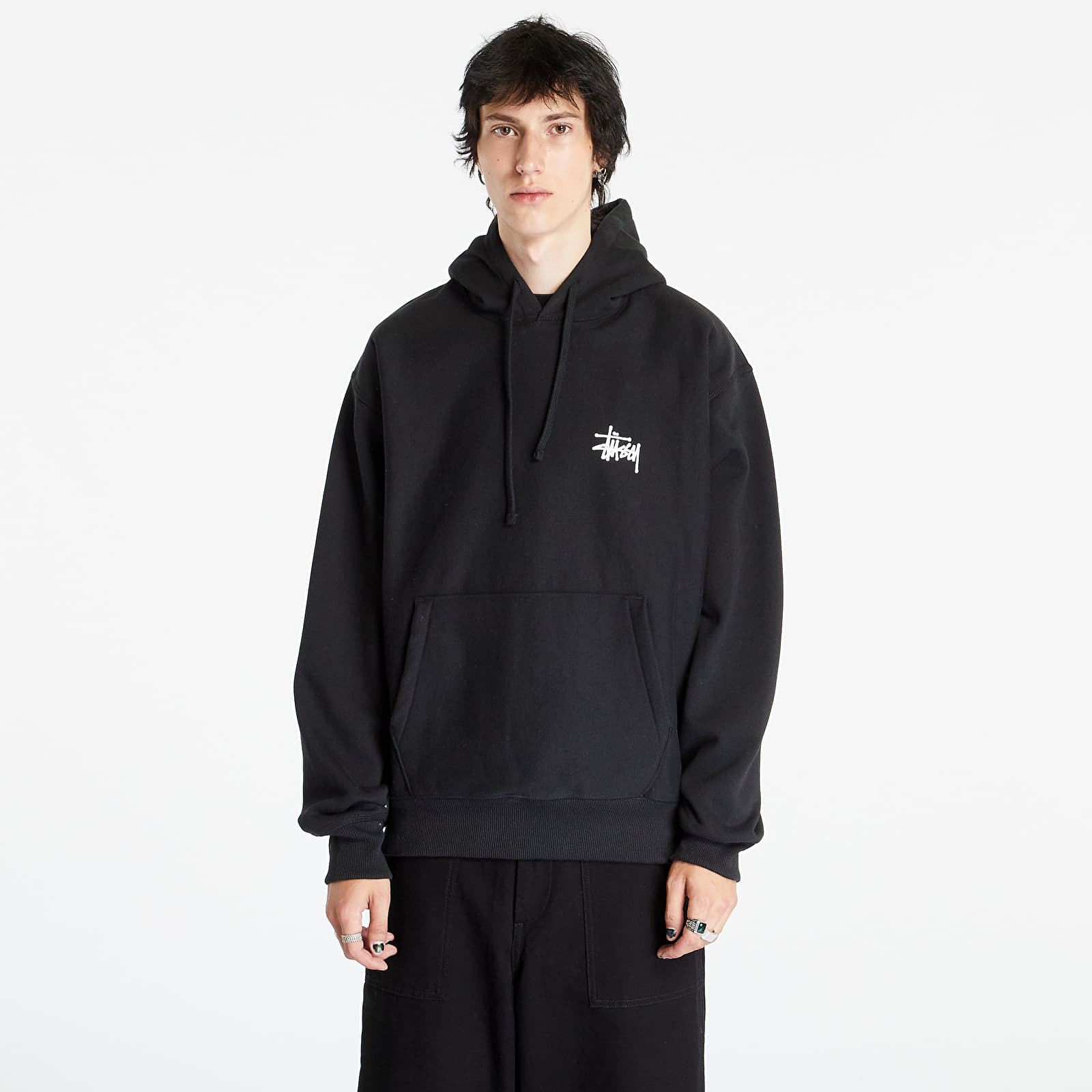 Hoodies and sweatshirts Stussy Basic Stussy Hoodie UNISEX Black Footshop