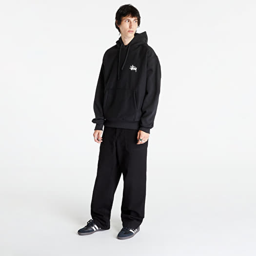Sweatjacken und Sweatshirts Stussy Basic Stussy Hoodie UNISEX Black Footshop