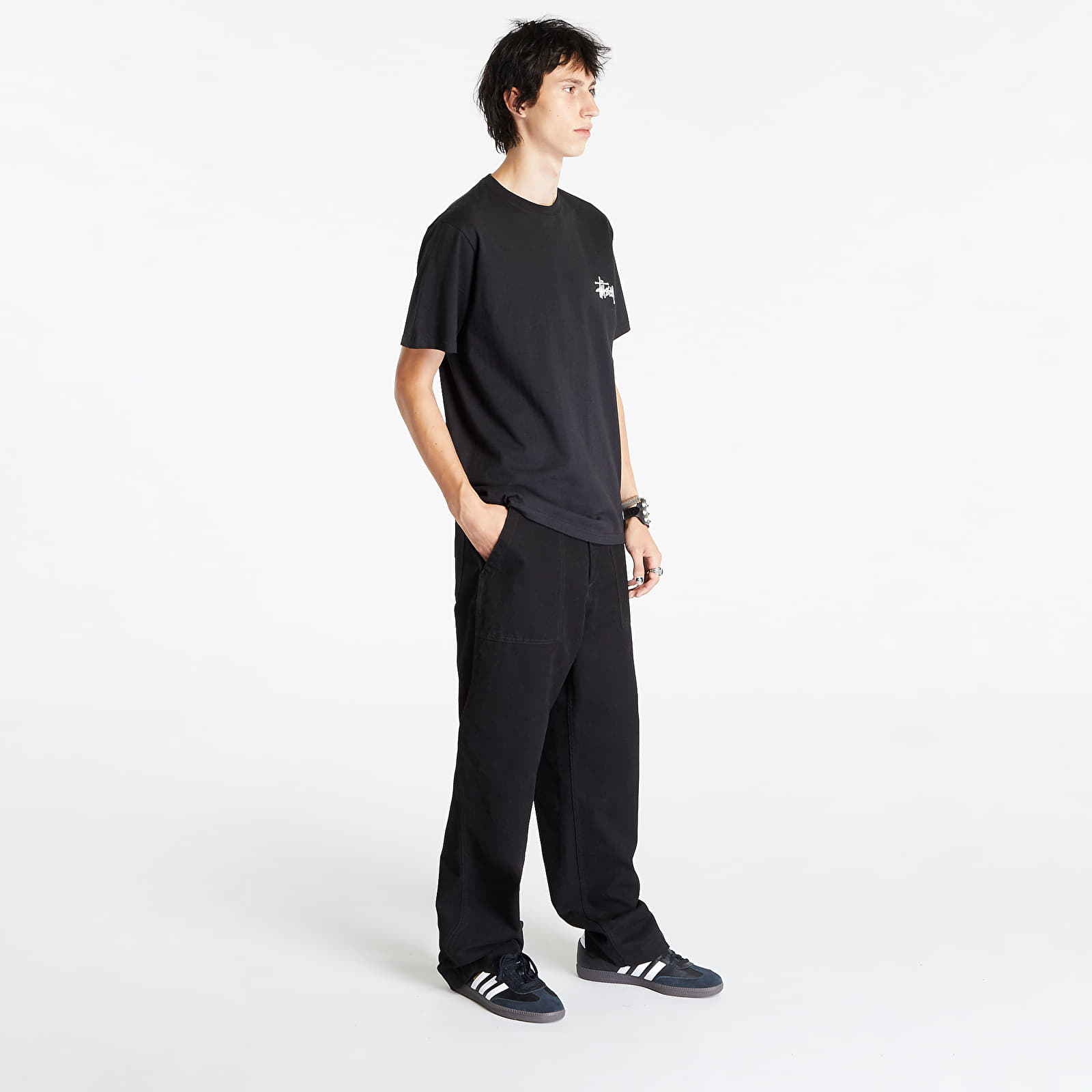 Pólók Stüssy Basic Stussy Short Seeve Tee UNISEX Black