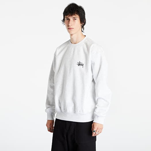 Hoodies and sweatshirts Stussy Basic Stussy Crewneck UNISEX Ash Heather Footshop