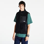 トップス stussy sherpa reversible vest Black S Stüssy Sherpa Reversible Vest Black