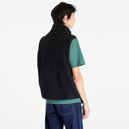 トップス stussy sherpa reversible vest Black S 118528_BLAC_1_e059361d-1454-
