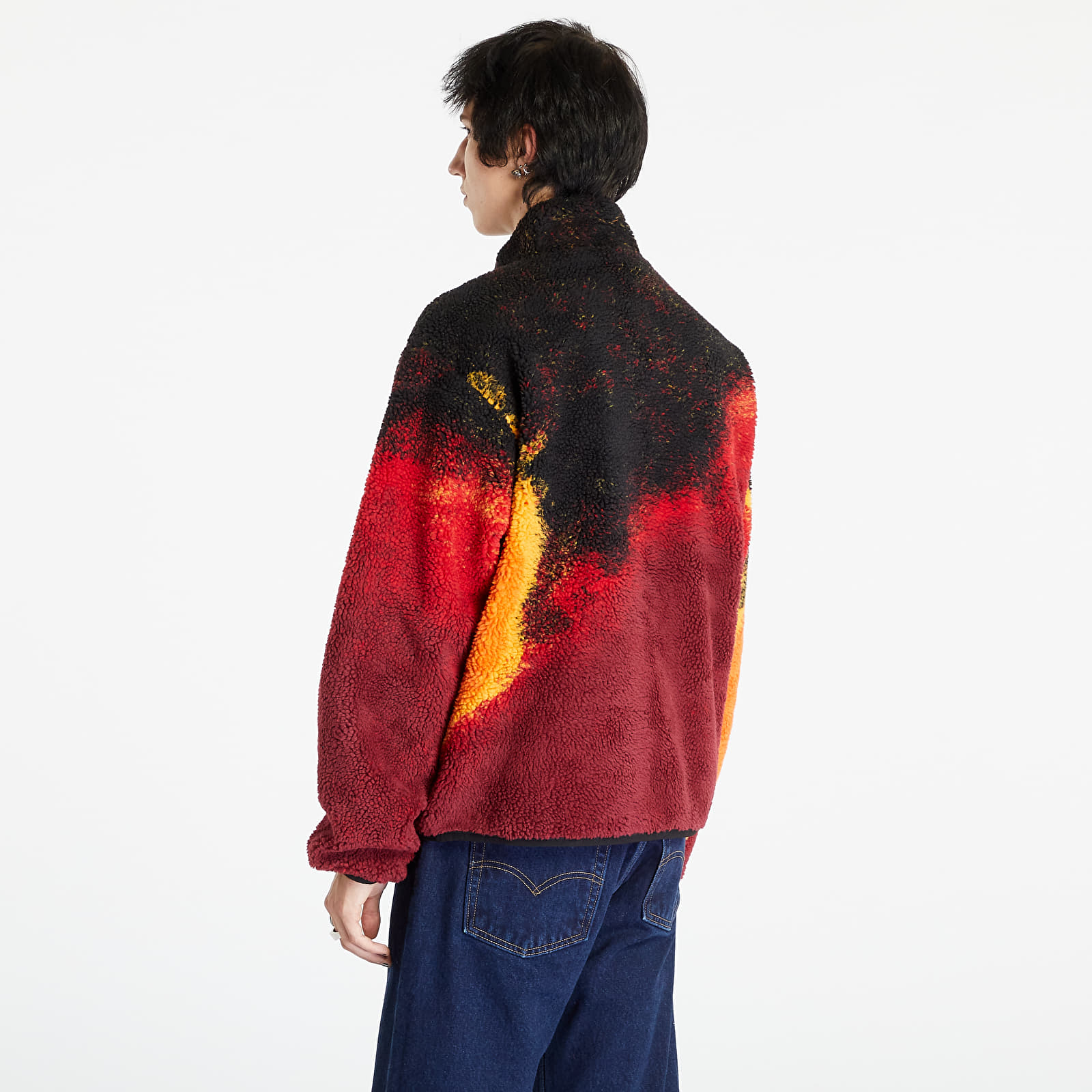 Geci Stüssy Sherpa Reversible Jacket UNISEX Lava