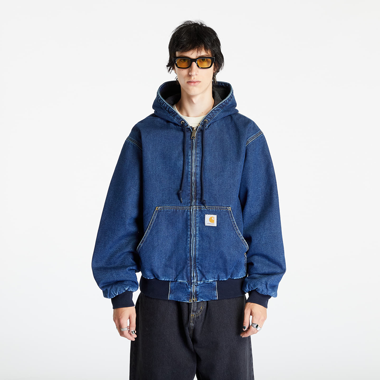 Bundy a kabáty Carhartt WIP OG Active Jacket Blue Stone Washed