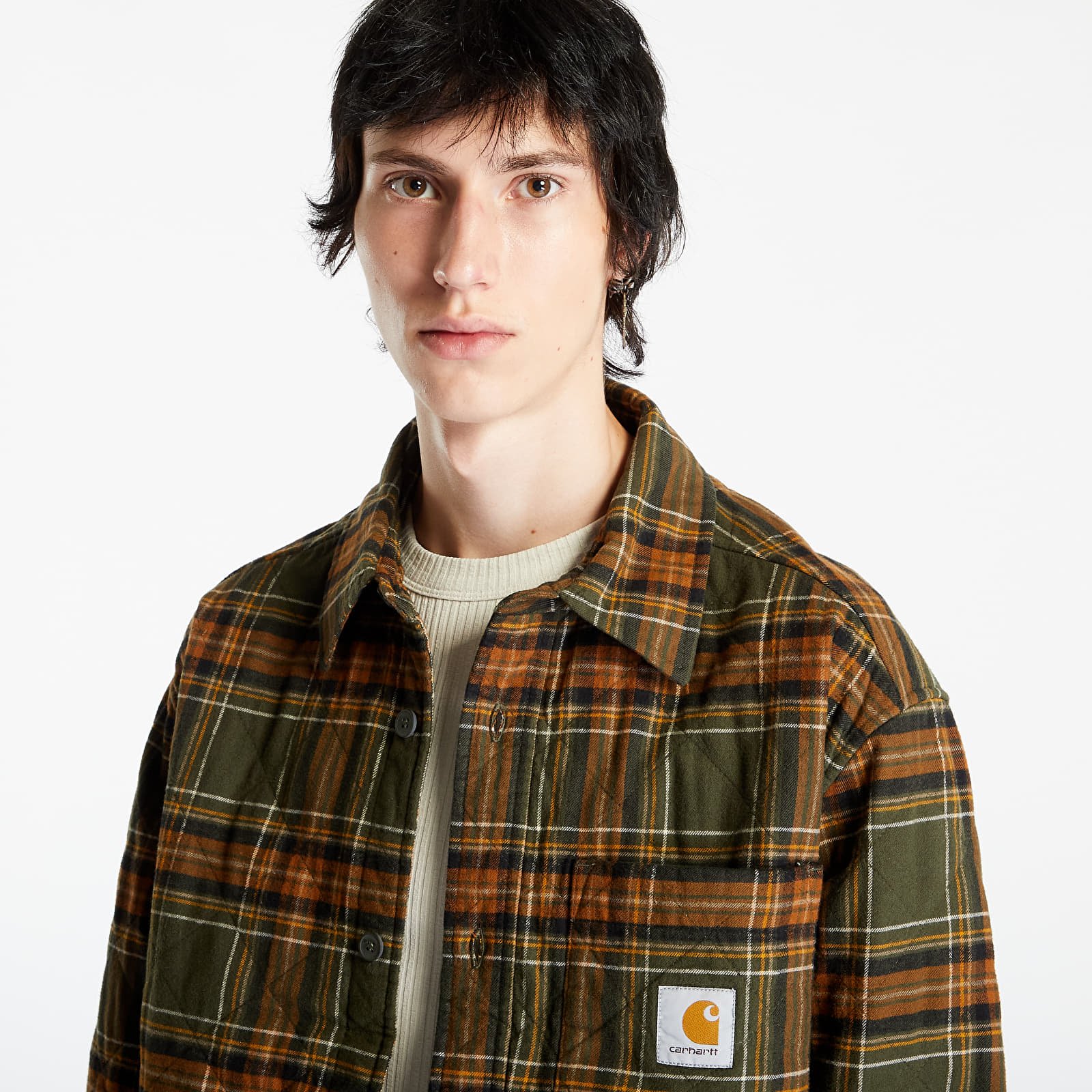 Shirts Carhartt WIP Wiles Shirt Jacket Wiles Check, Highland