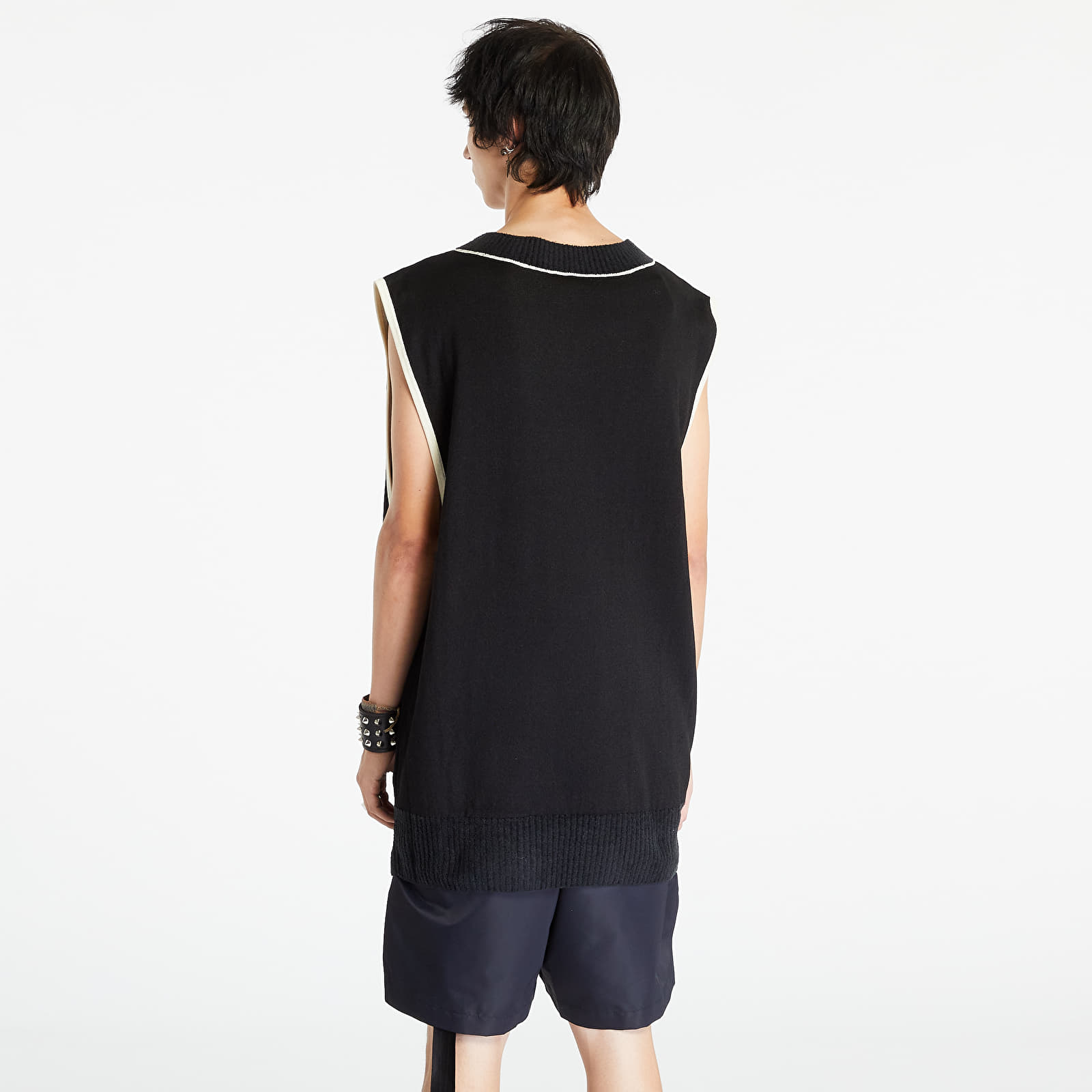 Vests Y-3 Logo Knit Vest UNISEX Black/ Off White