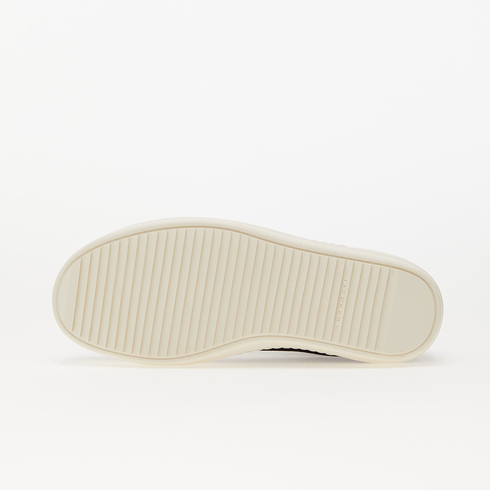 Sapatos de homem Rick Owens Denim Shoes - Vintage Sneaks Black/ Milk/ Milk