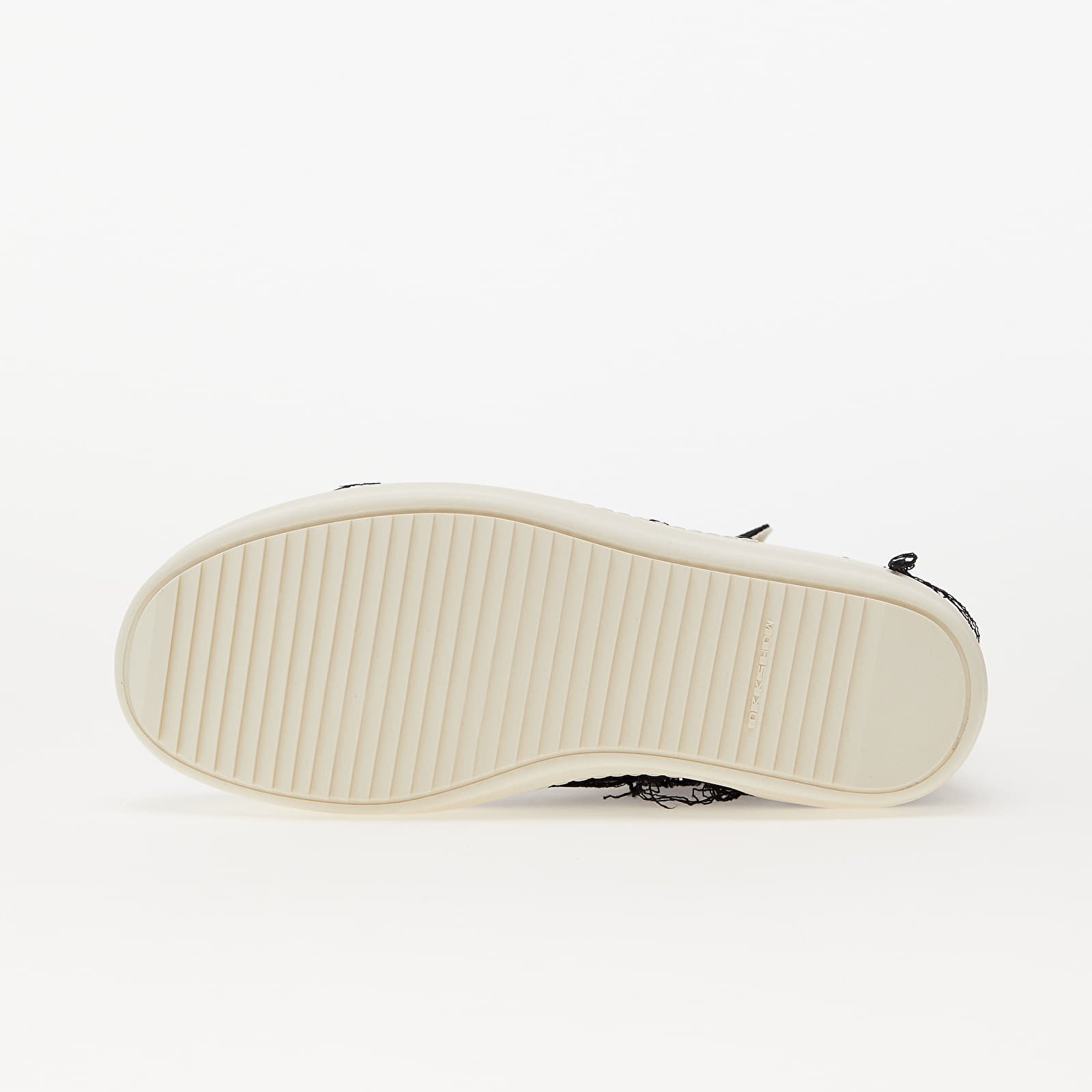 Pánske tenisky a topánky Rick Owens Denim Shoes - Slashed Sneaks Black/ Milk/ Milk