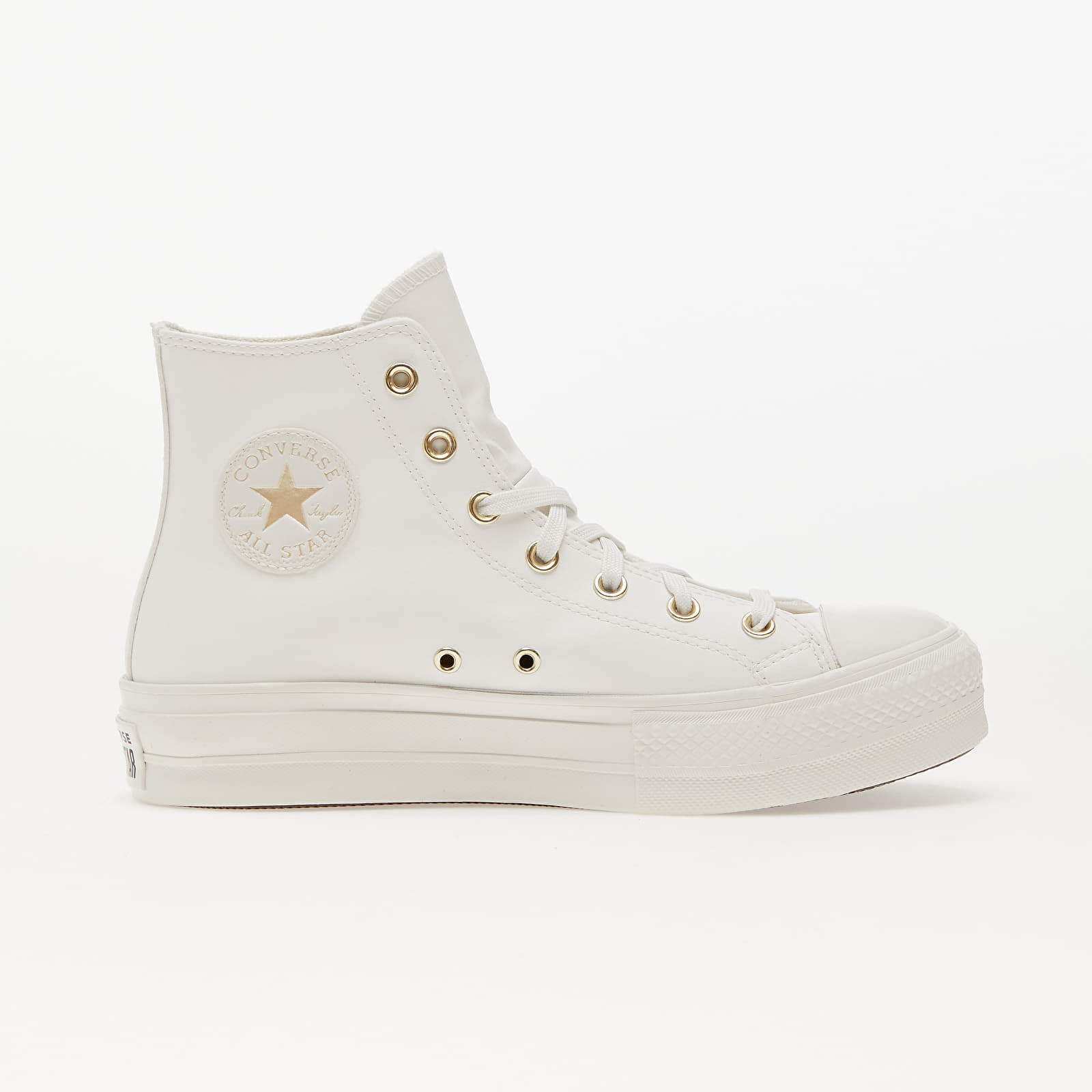 Zapatillas mujer Converse Chuck Taylor All Star Lift Platform Mono White Vintage White/ Egret/ Gold
