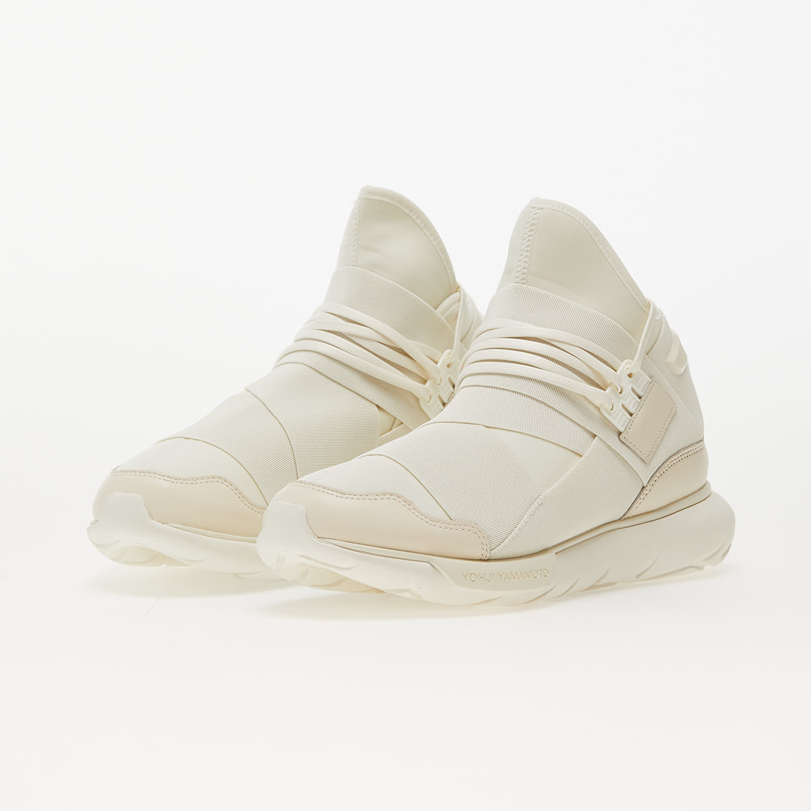 Încălțăminte și sneakerși pentru bărbați Y-3 Qasa Off White/ Core White/ Wonder White