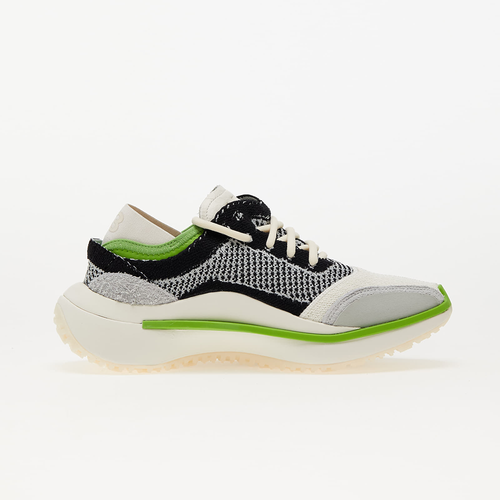 Men's shoes Y-3 Qisan Knit Off White/ Wonder Silver/ Team Green