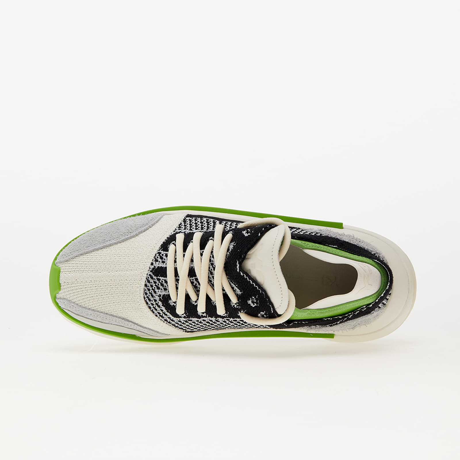 Men's shoes Y-3 Qisan Knit Off White/ Wonder Silver/ Team Green