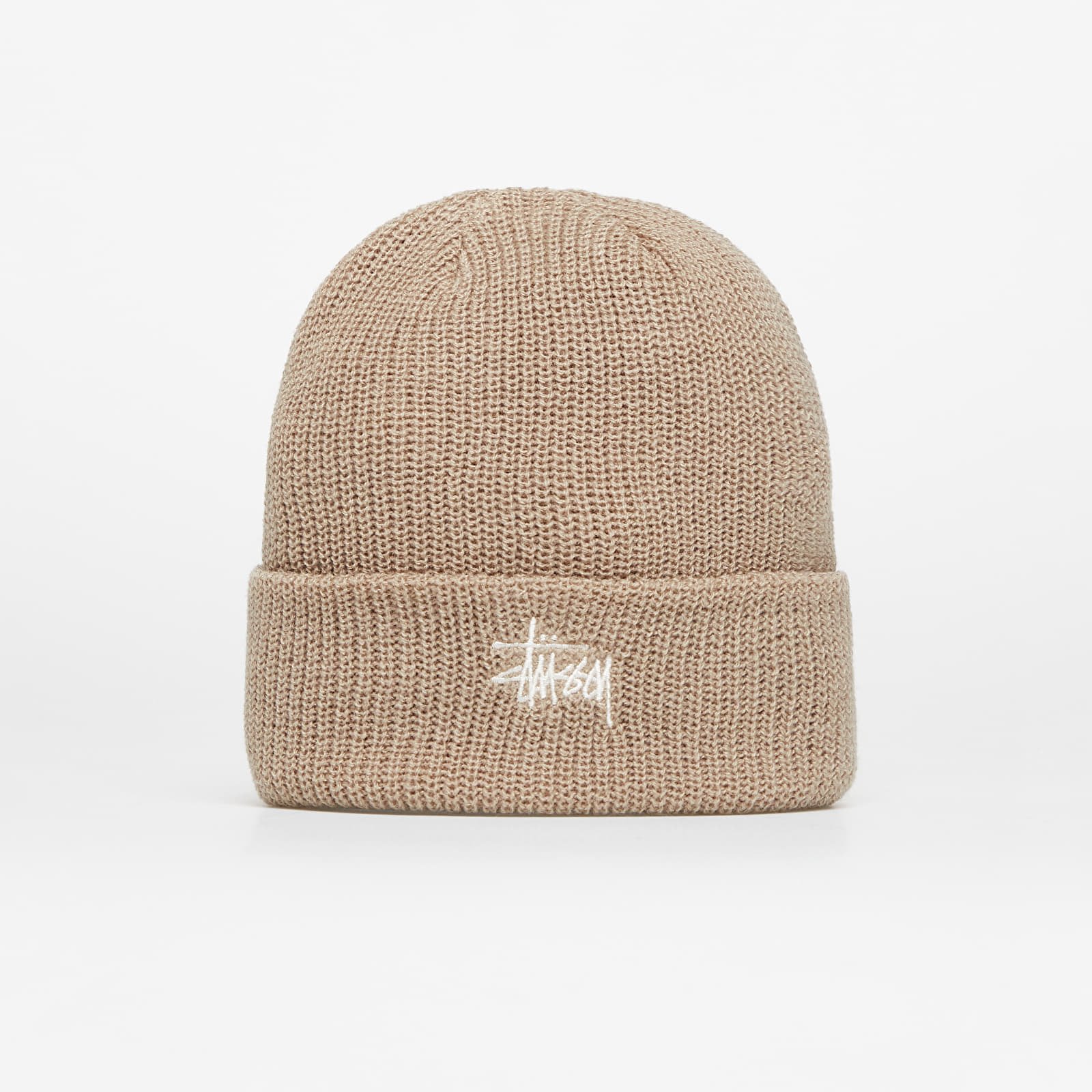 Hats Stüssy Basic Cuff Beanie Stone