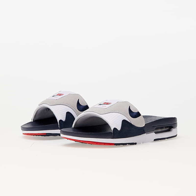Men's shoes Nike Air Max 1 Slide White/ Obsidian-Lt Neutral Grey