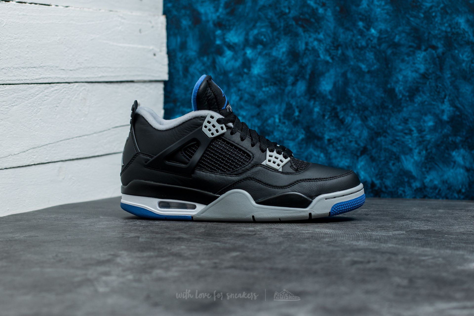 Air jordan 4 cheap retro black game royal