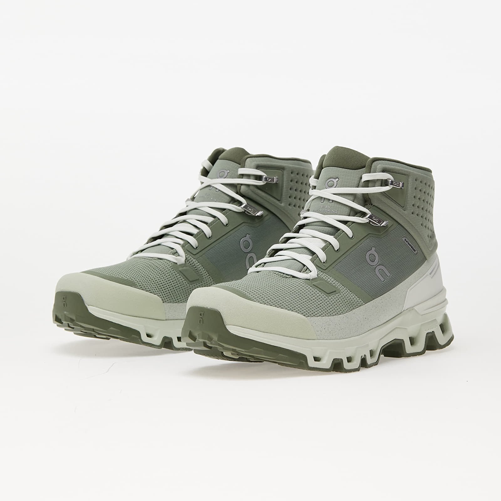 Moški čevlji On M Cloudrock 2 Waterproof Reseda/ Aloe