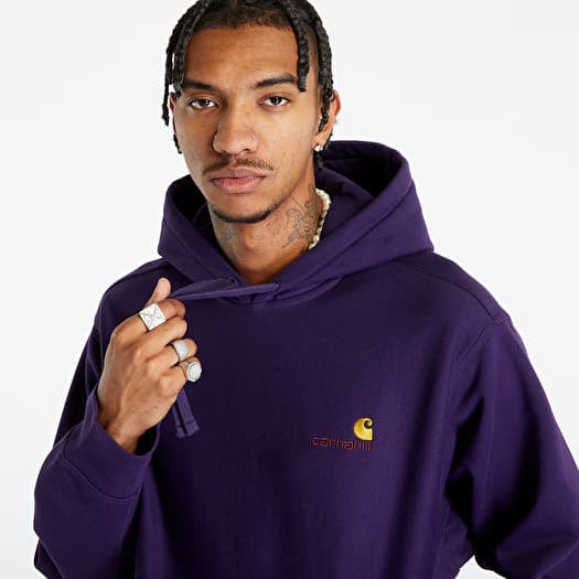 Carhartt wip hooded american script sweat online