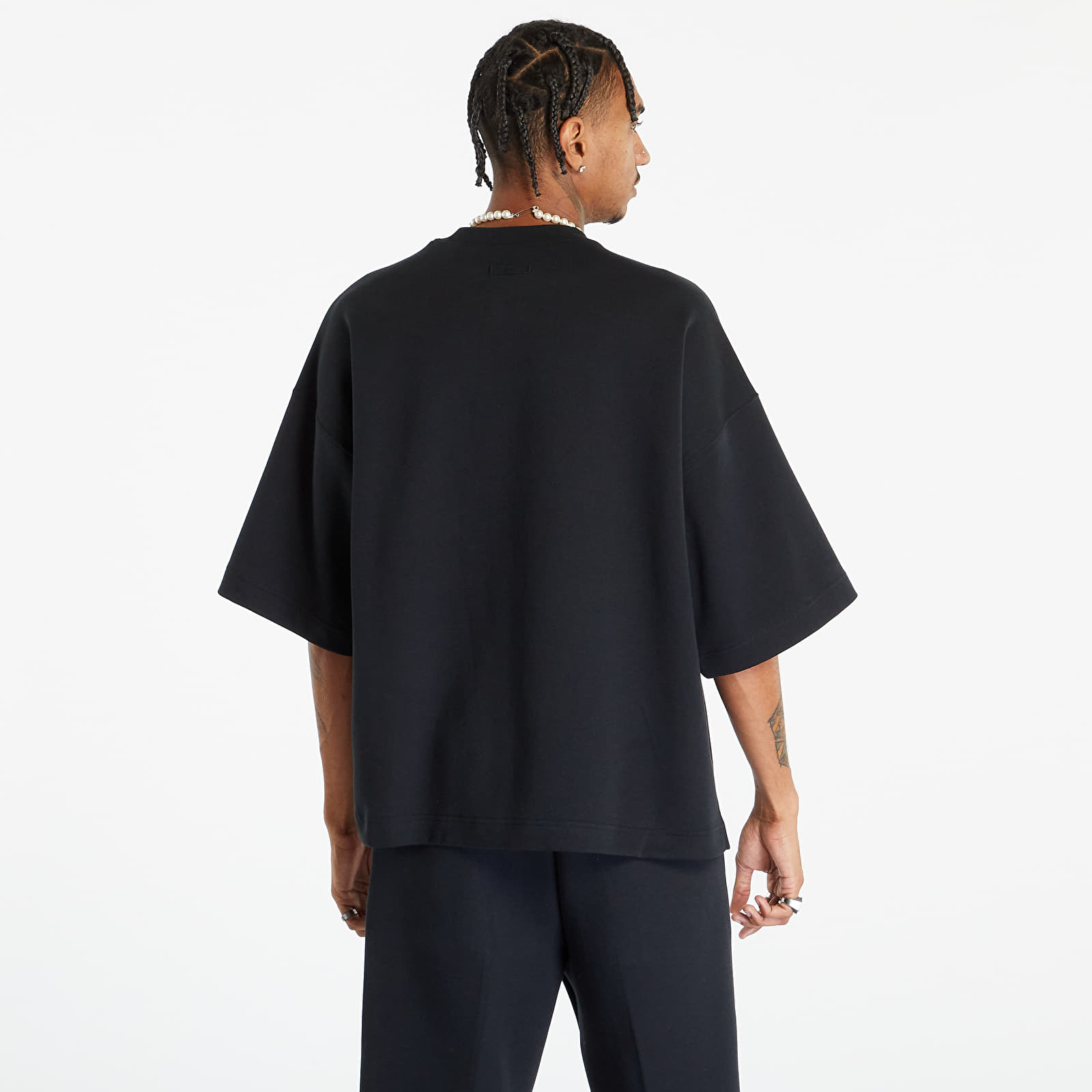 Tričká Nike Tech Fleece Short-Sleeve Top Black